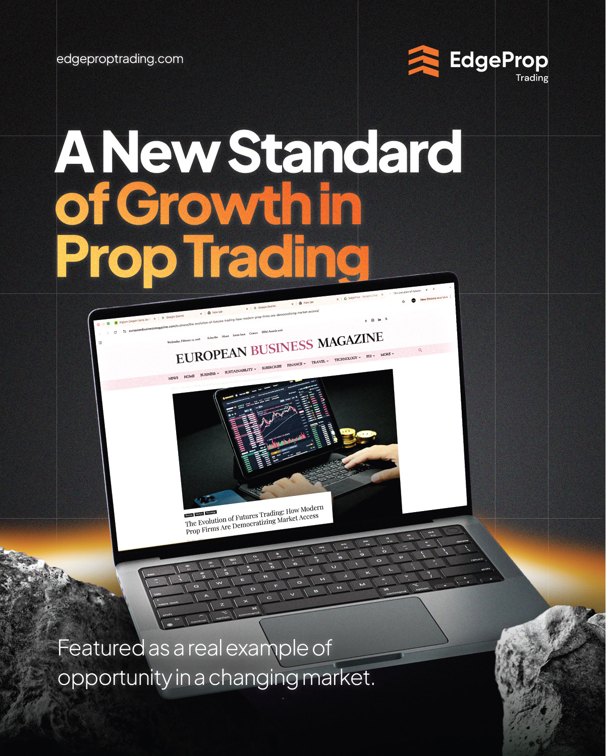 Social media campaign design for EdgeProp Trading by Creative Manda, Dubai